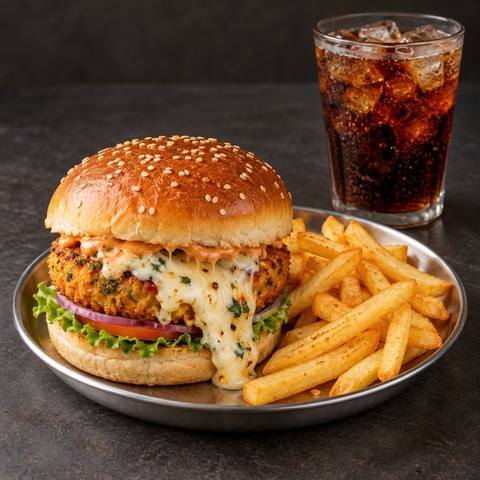 Mexican Tikki Burger