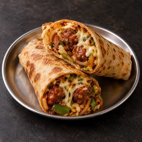 Paneer Cheese Mayo Frankie