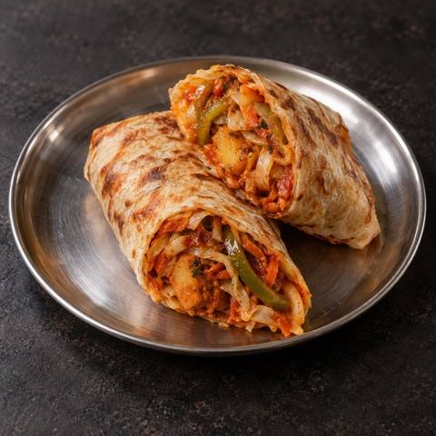 Veg. Schezwan Frankie