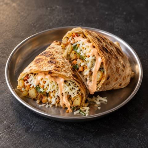 Manchurian Cheese Frankie